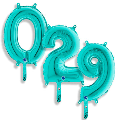14" Europe Brand Tiffany Number and Letter Balloons
