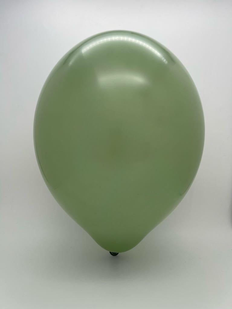 Inflated Balloon Image 5" Cattex Premium Lily Pad Latex Balloons (100 Per Bag)