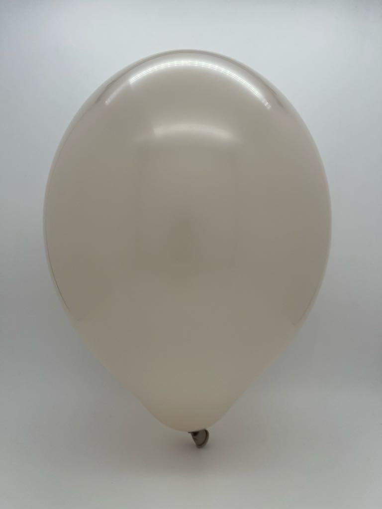 Inflated Balloon Image 5" Cattex Premium Oyster Grey Latex Balloons (100 Per Bag)