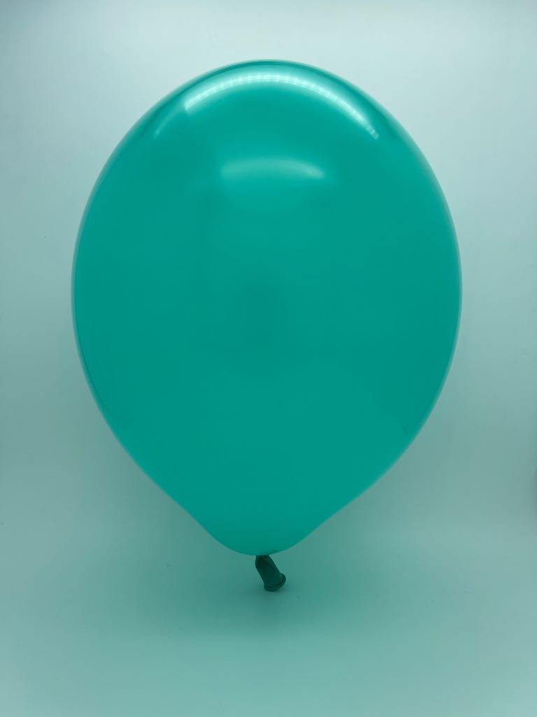 Inflated Balloon Image 5" Cattex Premium Pine Green Latex Balloons (100 Per Bag)