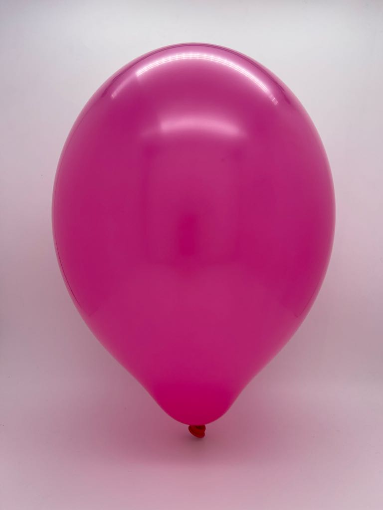 Inflated Balloon Image 24" Cattex Premium Raspberry Latex Balloons (1 Per Bag)