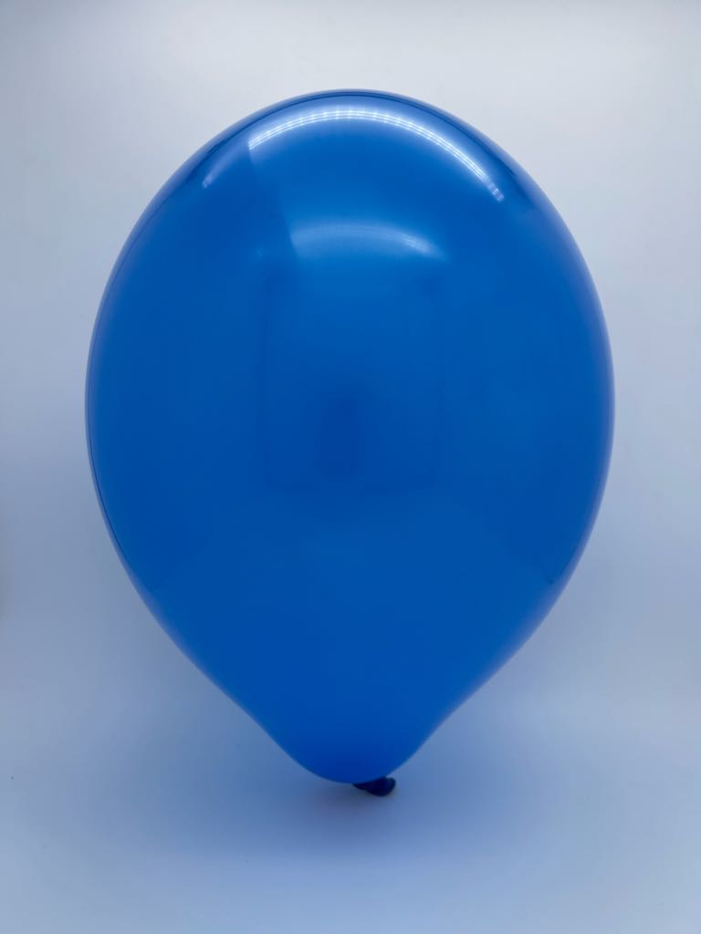 Inflated Balloon Image 5" Cattex Premium Royal Blue Latex Balloons (100 Per Bag)