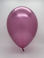 Inflated Balloon Image 7" Chrome Mauve (100 Count) Qualatex Latex Balloons