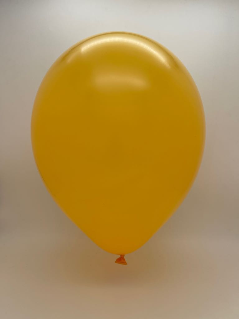 Inflated Balloon Image 18" Deco Amber Decomex Latex Balloons (25 Per Bag)