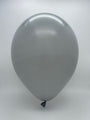 Inflated Balloon Image 18" Deco Grey Decomex Latex Balloons (25 Per Bag)