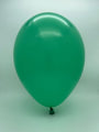 Inflated Balloon Image 5" Gemar Latex Balloons (Bag of 100) Standard Deep Green