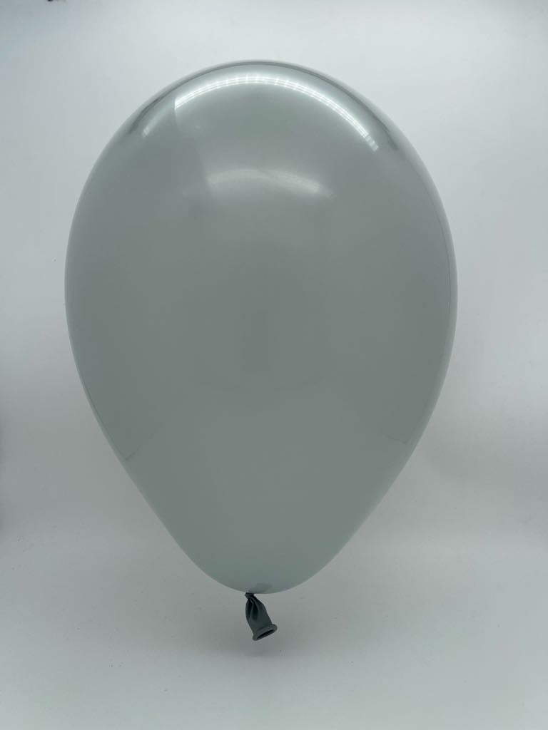 Inflated Balloon Image 260G Gemar Latex Balloons (Bag of 50) Modelling/Twisting Grey