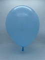 Inflated Balloon Image 24" Kalisan Latex Balloons Pastel Matte Macaroon Blue (5 Per Bag)