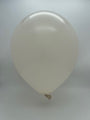 Inflated Balloon Image 12" Kalisan Latex Balloons Retro White (50 Per Bag)