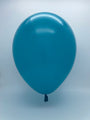 Inflated Balloon Image 11" Qualatex Latex Balloons (25 Per Bag) Tropical Teal