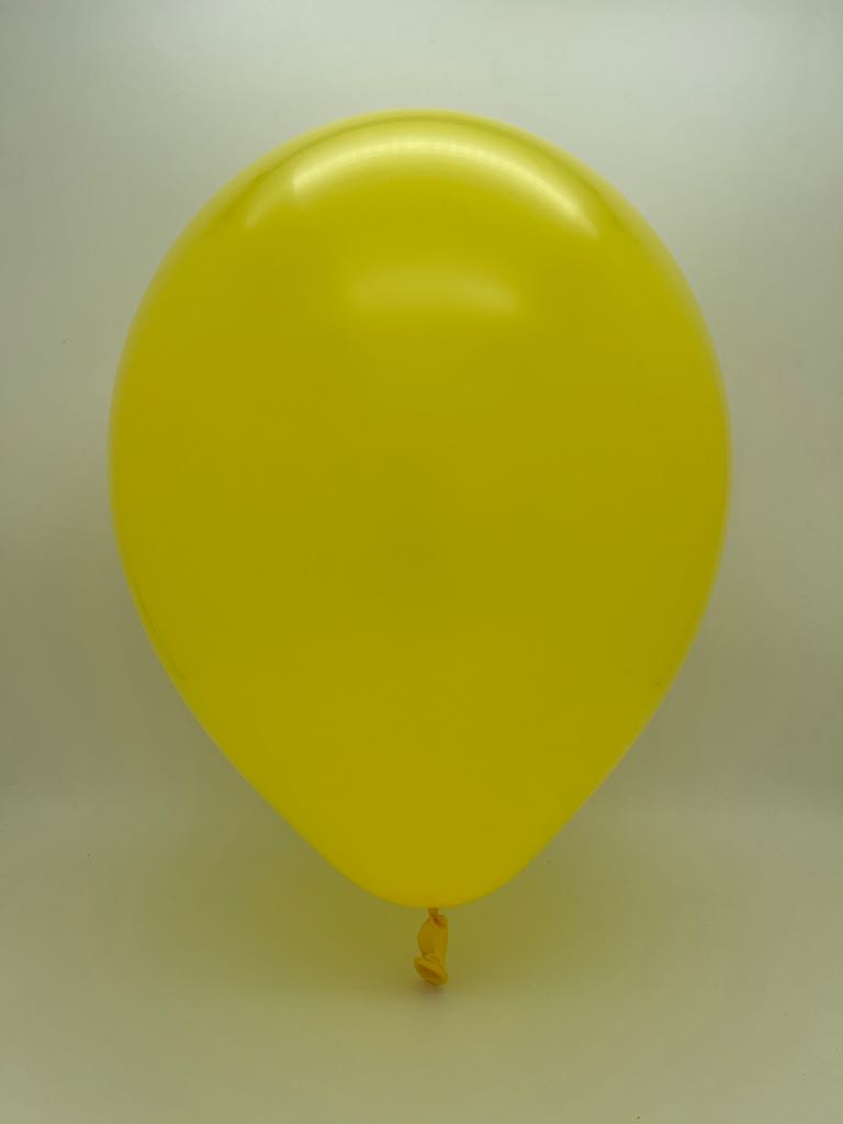 Inflated Balloon Image 26" Standard Yellow Decomex Latex Balloons (10 Per Bag)