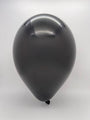 Inflated Balloon Image 17" Black Tuftex Latex Balloons (50 Per Bag)