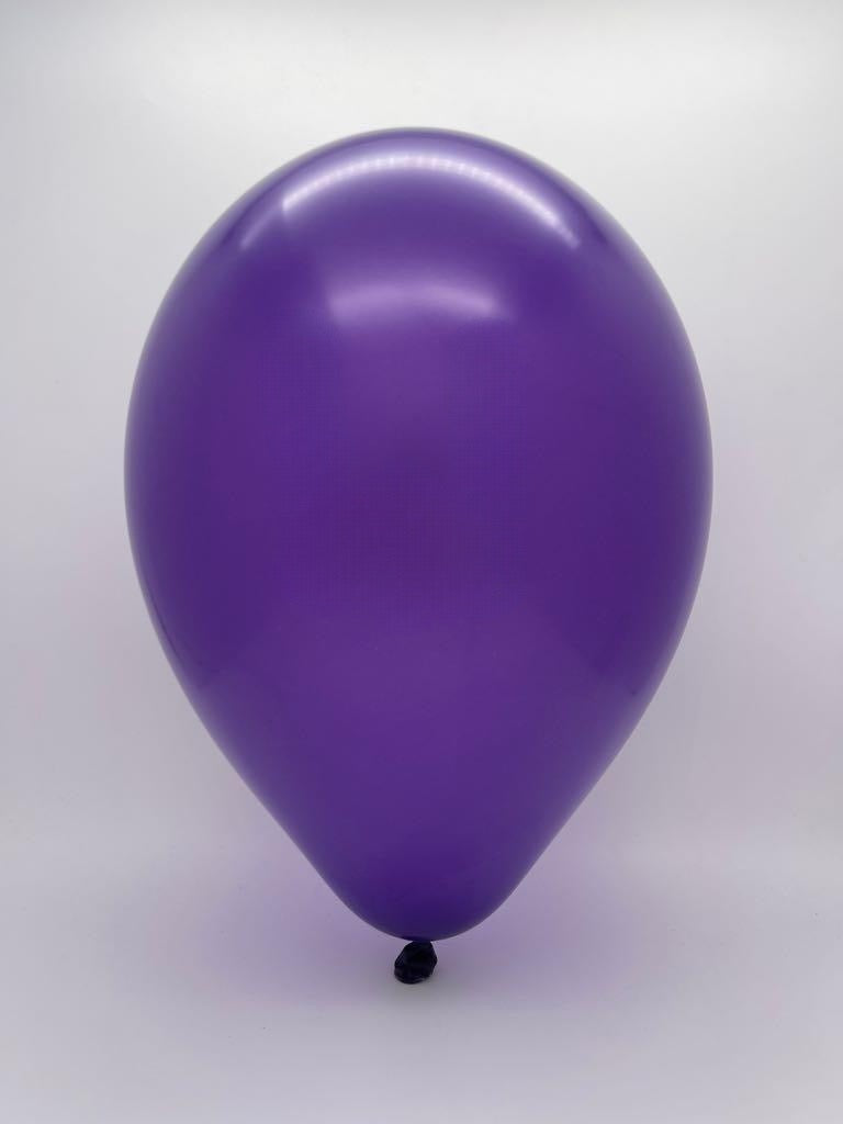 Inflated Balloon Image 11 Inch Tuftex Latex Balloons (100 Per Bag) Plum Purple