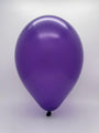Inflated Balloon Image 5 Inch Tuftex Latex Balloons (50 Per Bag) Plum Purple