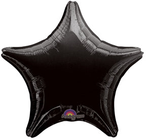18" Black Star Anagram Brand Balloon