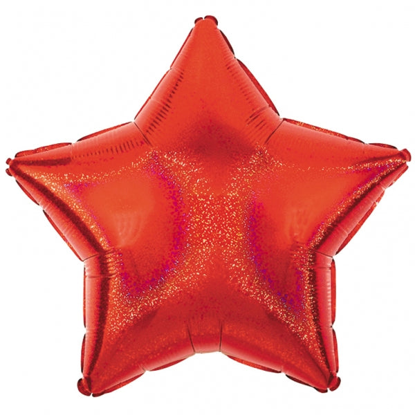 18" Red Dazzler Star Balloon