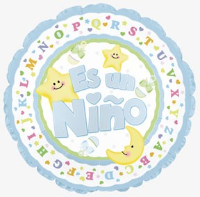 18" Es Un Nino Baby Balloon (Spanish)