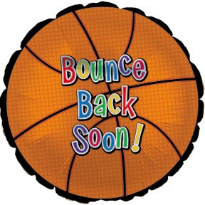 18" Bounce Back Soon Balloon