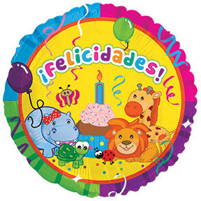 17" !Felicidades Selva! Jungle Balloon (Spanish)