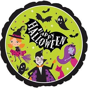 9" Airfill Only Halloween Party Foil Balloon