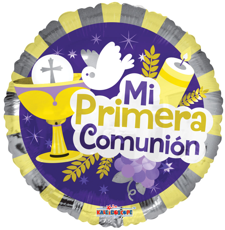 18" Mi Imera Comunion Elements Balloon (Spanish)