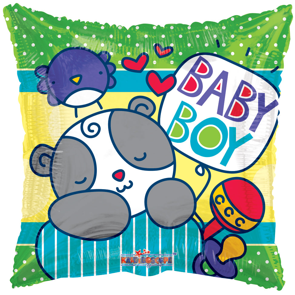 18" Baby Boy Sleepy Bear Balloon