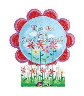 30" Great Assistant Floral Fence Balloon