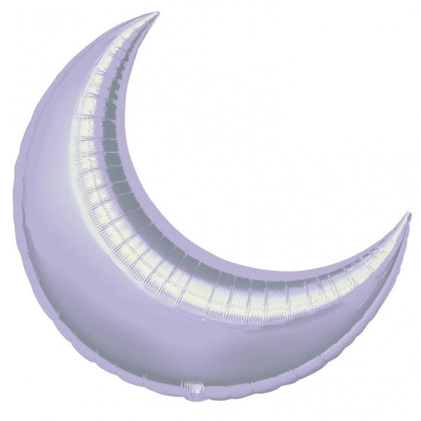 35" Lilac Crescent Moon Balloon