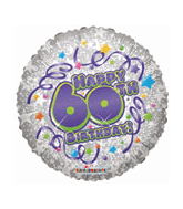 18" Happy 60Th Birthday Balloon