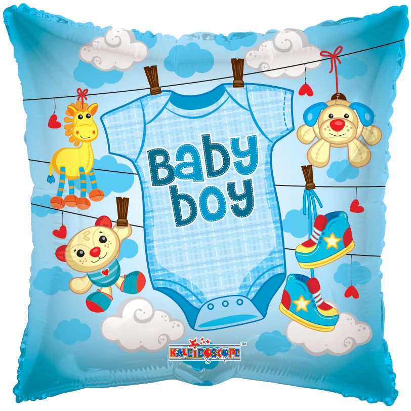 18" Baby Boy Baby Clothes Balloon