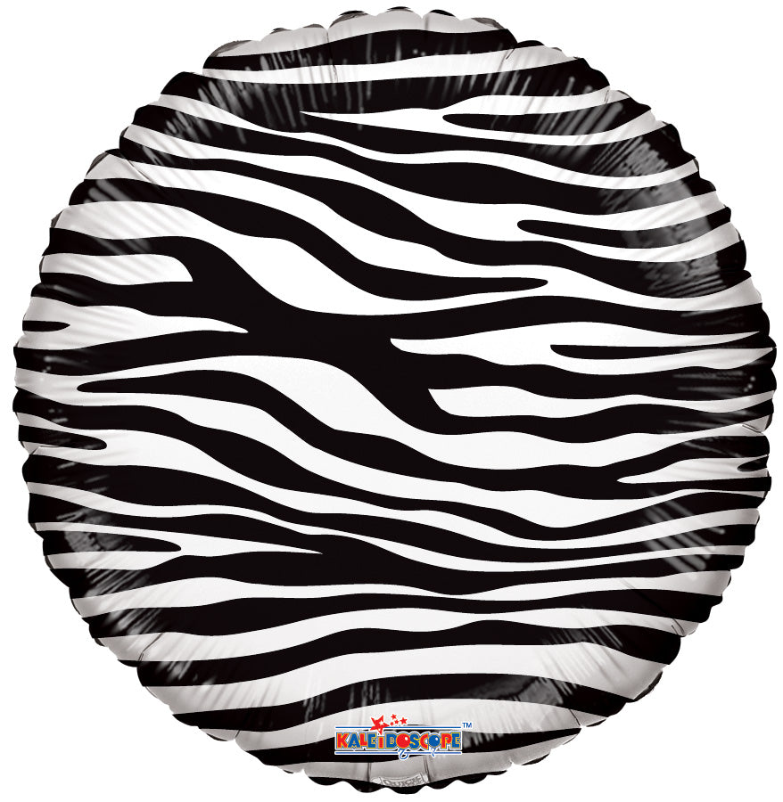 18" Decorator Zebra Print Balloon