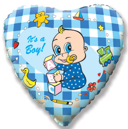 18" Baby Alpha Mylar Balloon