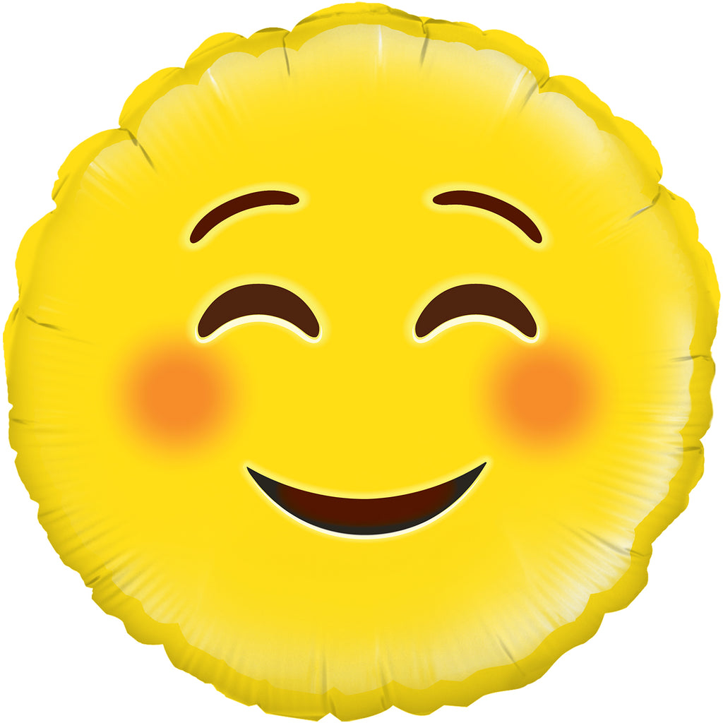 18" Smile Emoji Oaktree Foil Balloon