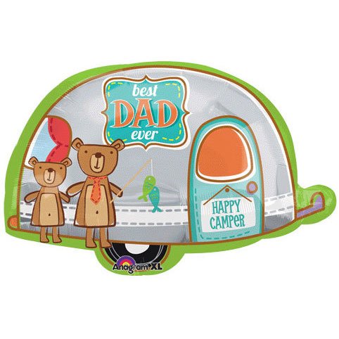 32" Best Dad Camper Super Shape Balloon