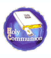 4" Airfill OnlyHoly Communion Bible Blue Balloon