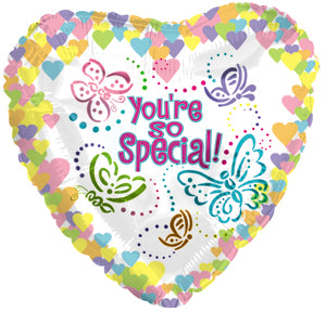 4" Airfill Only You're So Special Butterflies Balloon