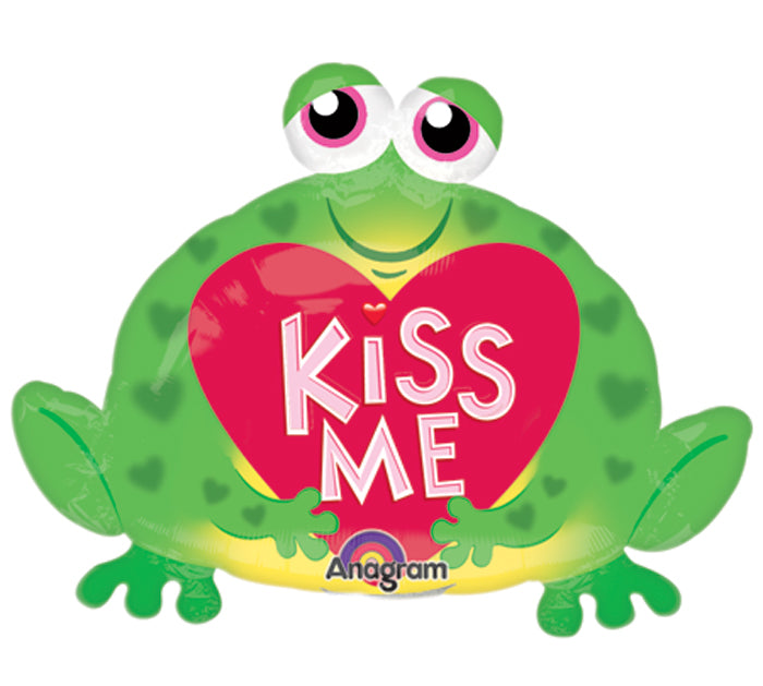 Airfill Only Mini Shape Kiss Me Toad Balloon