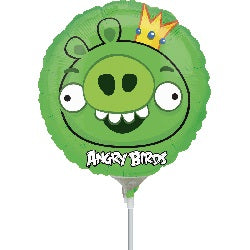 9" Airfill Only Angry Birds King Pig Balloon