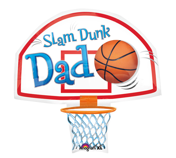 38" Large Shape Slam Dunk Dad Balloon