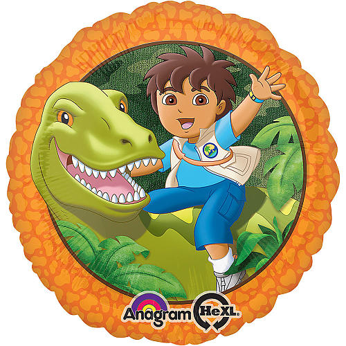 18" Dinosaur Go Diego Go Balloon