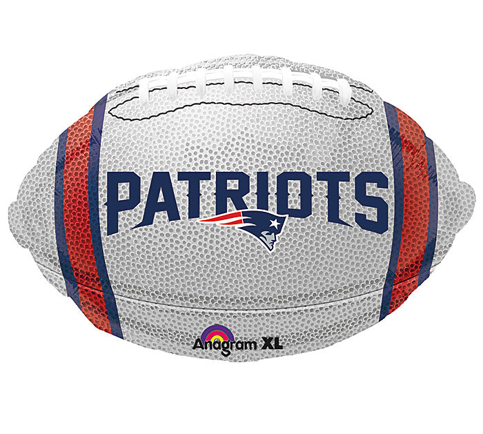 Junior Shape New England Patriots NFL Football Team Colors Balloon