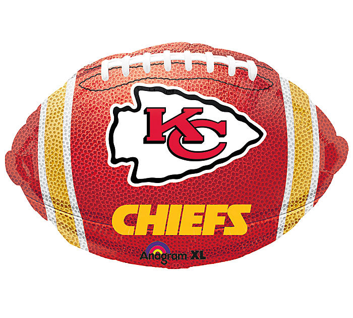Junior Shape Kansas City Chiefs NFL Football Team Colors Balloon