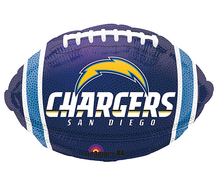 Junior Shape San Diego Chargers NFL Football Team Colors Balloon