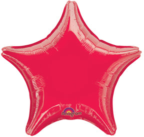 18" Red Star Anagram Brand Balloon
