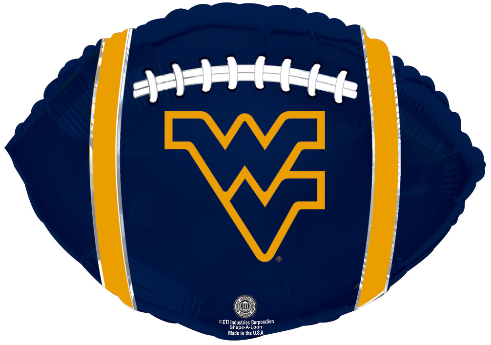 21" West Virginia University Collegiate Football Balloon
