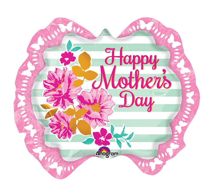 30" Jumbo Happy Mother's Day Pink Marquee Balloon