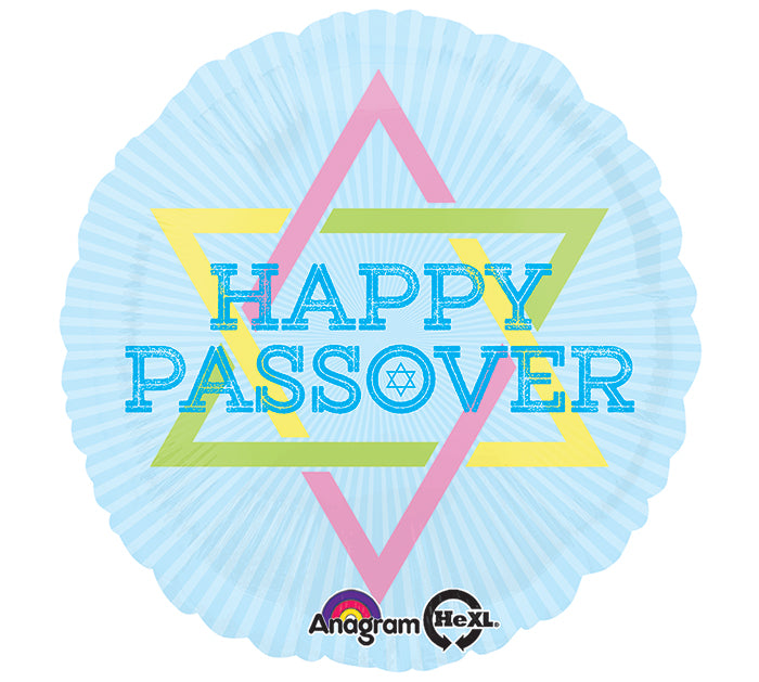 18" Happy Passover Balloon