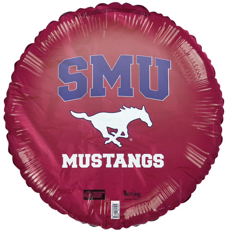 18" SMU Mustangs Foil Balloon