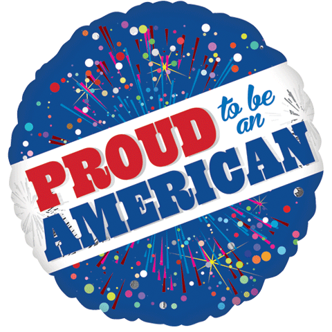 18" Proud to Be American Balloon