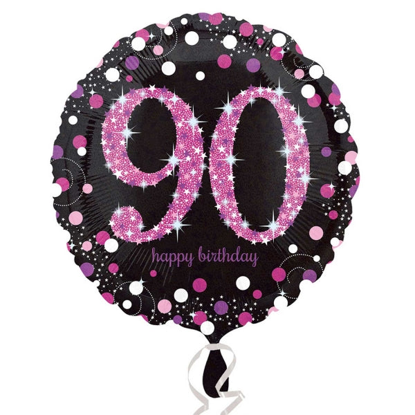 18" Pink Celebration 90 Balloon